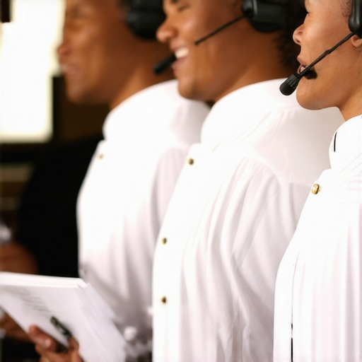 Wedding servers using wireless headsets to coordinate seamlessly during a reception.
