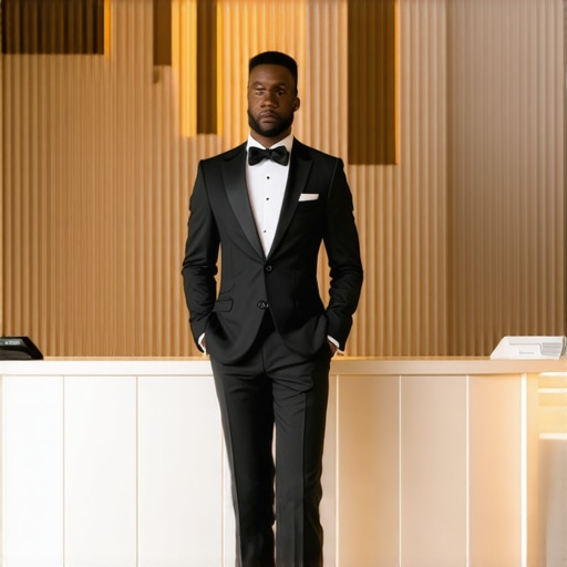 Luxury wedding staff providing impeccable service at an elegant venue.
