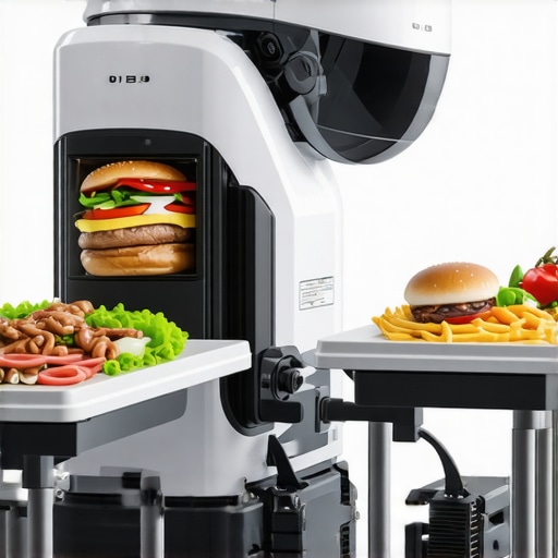 Robotic system with sensors and smart containers ensuring food quality during delivery