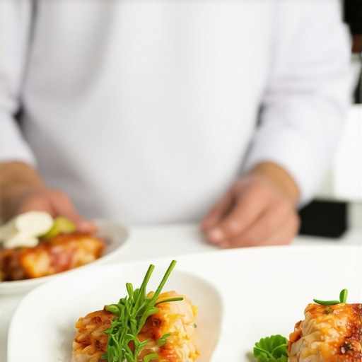 High-End Event Coordination with Smart Technology Event staff using digital devices to coordinate food delivery in a luxury setting.