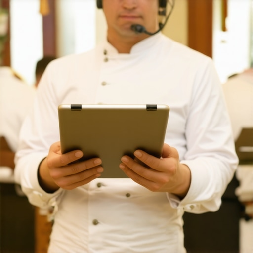 High-End Wedding Service Coordination Wedding servers using technology to coordinate efficiently