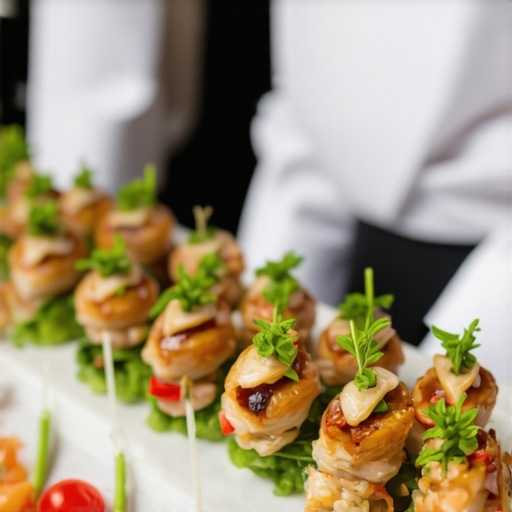 High-tech wedding catering team in action Wedding catering service with modern logistics and attentive servers