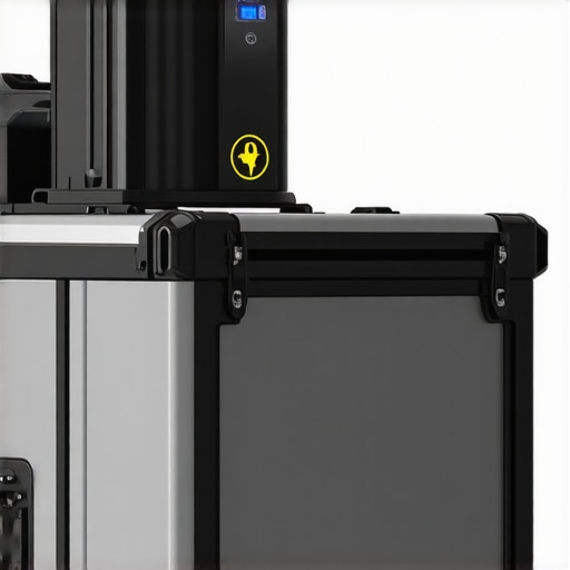 Advanced insulated delivery container featuring integrated sensors and antimicrobial surfaces, ensuring food safety during high-end wedding services.