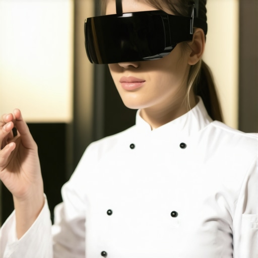 Wedding servers wearing AR glasses for enhanced guest service.