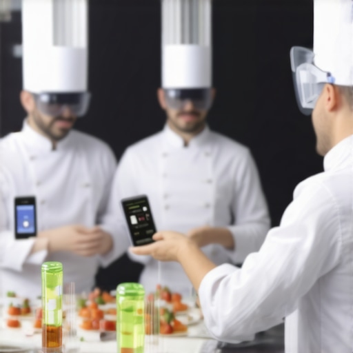 Wedding chefs using augmented reality and data-driven logistics tools