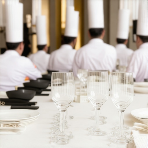Integrated Catering and Logistics for Elite Events Culinary team using digital tools to synchronize meal delivery at a luxury wedding