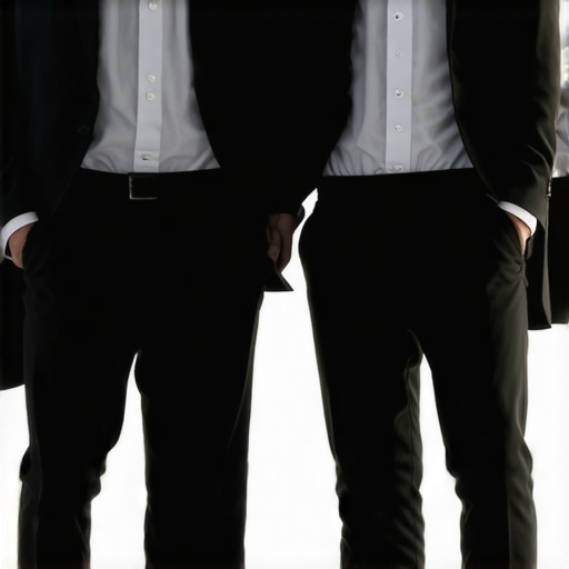 Staff in formal attire at a wedding demonstrating clear service roles.