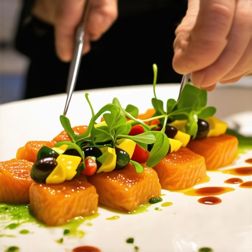 Mastering Cultural Fusion in Wedding Cuisine Chef combining ingredients from different cuisines to create fusion wedding dishes