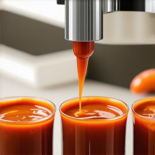 Modern Food Authentication Tool in Action Portable spectroscopic device detecting sauce composition