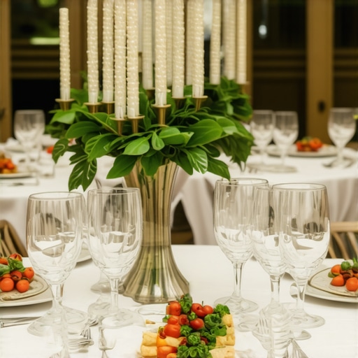 Seamless Wedding Catering in Action Catering staff serving guests at a luxurious wedding reception