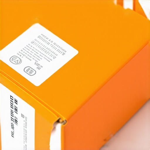 Close-up of advanced food packaging displaying sensors for tampering detection.