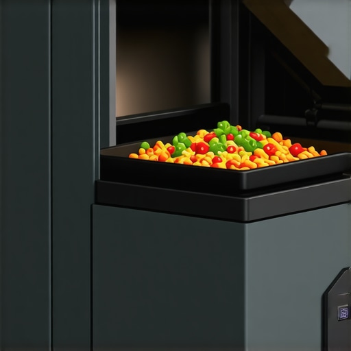 Smart Thermal Container with Sensors Modern insulated delivery container integrated with temperature sensors and phase-change materials for wedding catering.