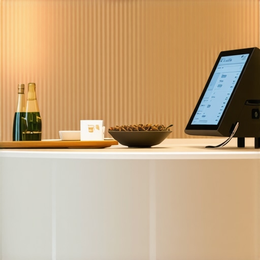 Smart Wedding Celebration Technologies Wedding guests engaging with AI and digital service stations