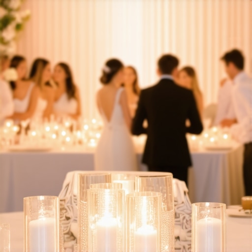 Elegant wedding event with professional staff managing long-duration celebration
