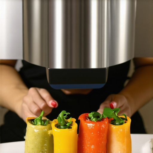 Catering team employing high-tech allergy testing equipment during wedding meal preparation