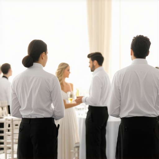 The trick to hiring servers for a high-end luxury event