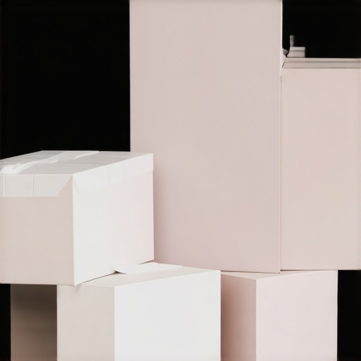 Organized wedding delivery setup with staff and neatly labeled boxes.