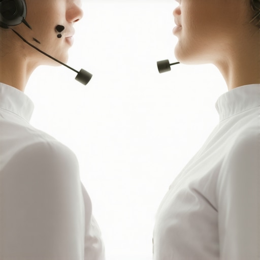 Wedding servers coordinating seamlessly with wireless headsets at a luxury event.
