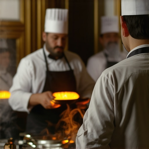 Professional catering team using thermal equipment to maintain food temperature at a luxury event