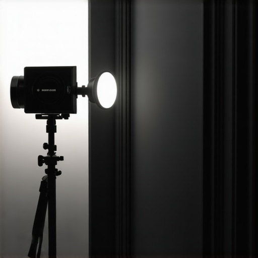 A high-end, modern photo booth standing ready for guests in a luxury wedding venue corner.