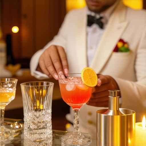 Professional beverage service at a high-end event showcasing risk management and hospitality expertise.