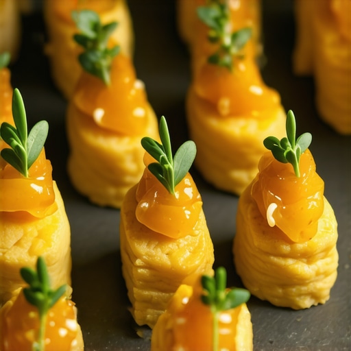 Handcrafted Gourmet Wedding Hors d'Oeuvres Close-up of freshly prepared, artisanal wedding appetizers showing organic variations