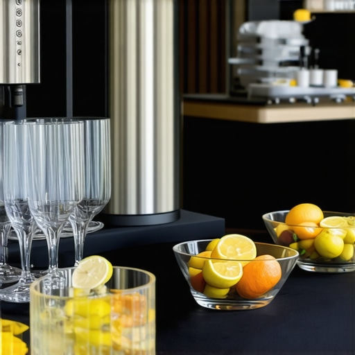 A professional hydration setup for catering staff at a luxury wedding venue.