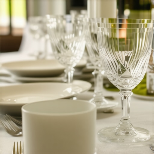 Elegant wedding table with fine china and professional servers.