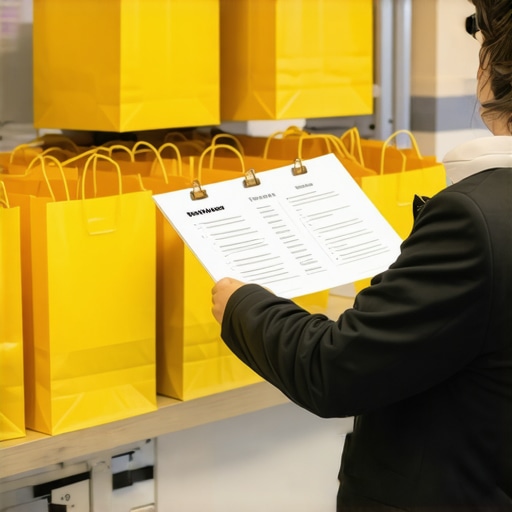 Corporate catering delivery manifest check on a staging table