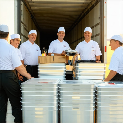 Catering delivery logistics for remote luxury wedding venues