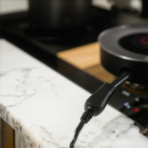 Professional kitchen equipment power setup in a luxury home