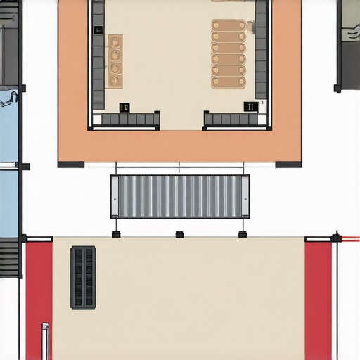 A detailed floor plan showing the ideal placement of a staff water station for wedding catering logistics.
