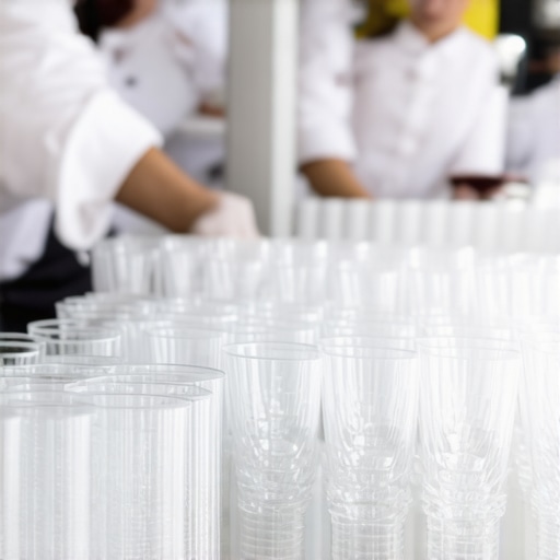 Professional wedding staff performing a systematic breakdown and cleaning of a luxury event space.