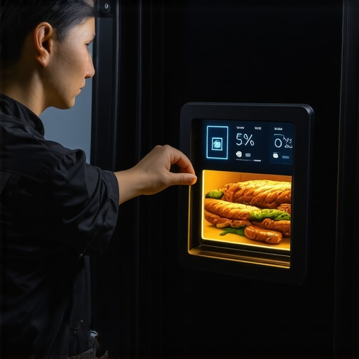A chef uses a digital thermal carrier to manage moisture levels during food transport.