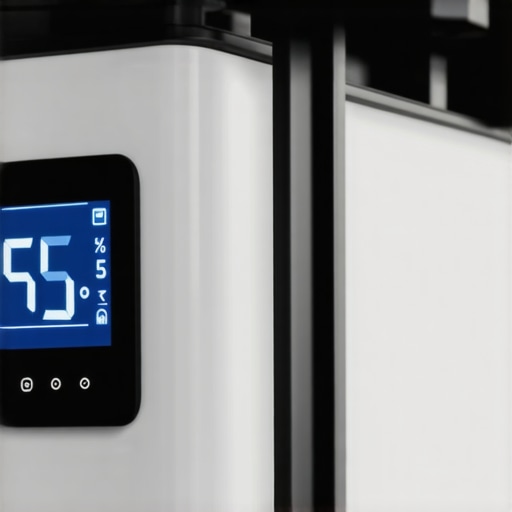 High-tech thermal container showing digital temperature for steak delivery