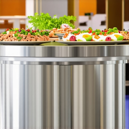 An elegant and organized corporate catering presentation setup in a modern boardroom using professional serving platters and utility carts.