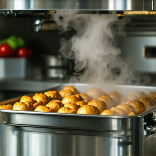 Modern office warming cabinet for professional catering delivery.