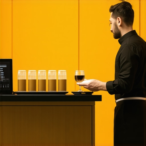 A server maintaining a corporate beverage station during a meeting