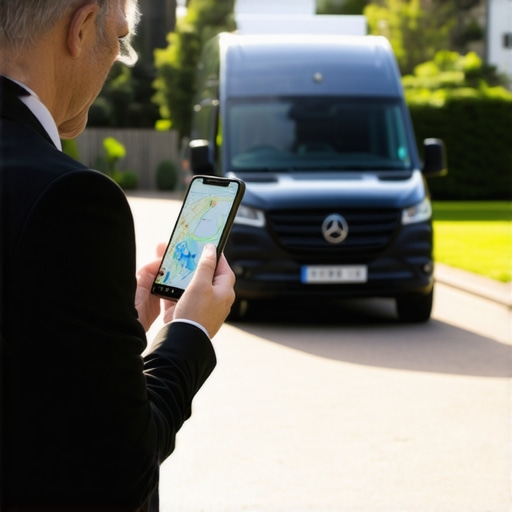An event coordinator tracking wedding deliveries on a phone to prevent mis-delivery errors.