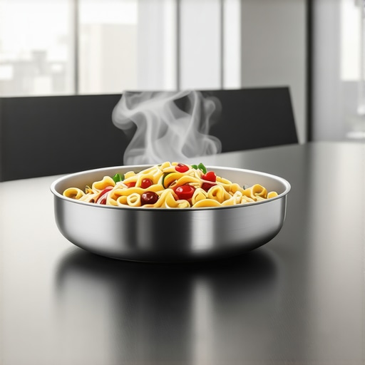 A commercial-grade food warmer keeping office lunch at safe temperatures